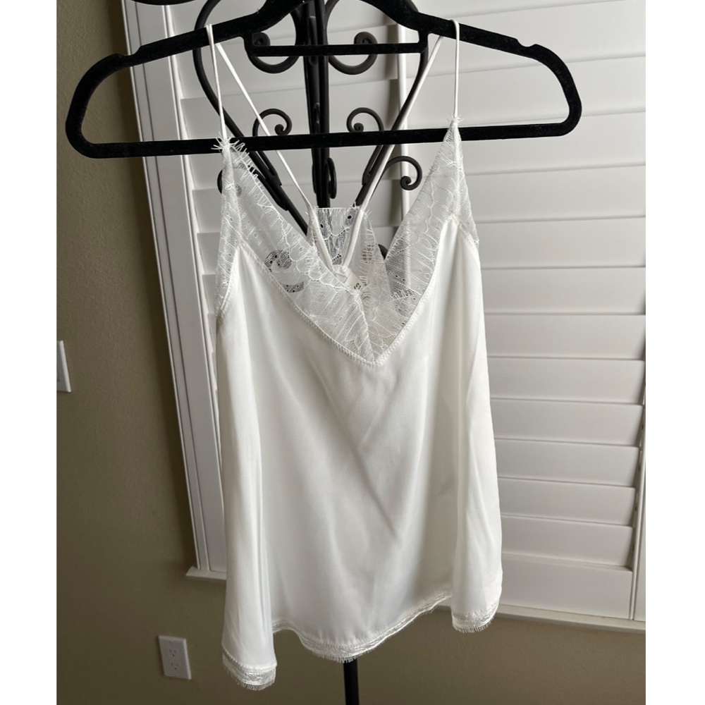NWT Storia White Lace Cami